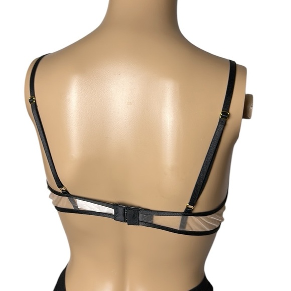 sexy strappy cage mesh bra,M, underwire,
Kinks,gangtza,dominatrix,cosplay - Picture 2 of 8